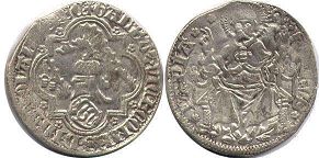 moneta Milan Grosso senza data (1354-1378)