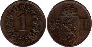 coin Norway 1 ore 1876