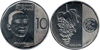 coin Philippines 10 piso 2017