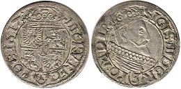 coin Poland 3 kreuzer 1617