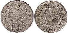 coin Zug shilling 16 century