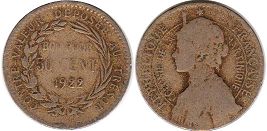 piece Martinique 50 centimes 1929