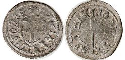 coin Livonia schilling no date (1480-1483)
