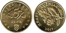 coin Croatia 5 lipa 2017