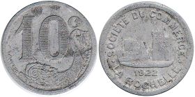 notgeld La Rochelle 10 centimes 1922