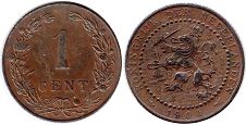 monnaie Pays-Bas 1 cent 1904