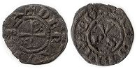 moneta Ravenna denaro senza data (13-14 secolo)
