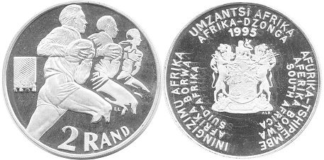 coin South Africa 2 rand 1995