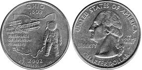 US coin State quarter 2002 Ohio