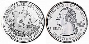 US coin State quarter 2009 Northern Mariana Islands