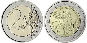 mynt Frankrike 2 euro 2011