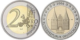 mynt Tyskland 2 euro 2006