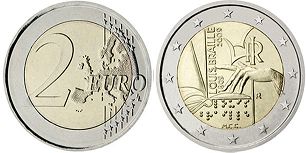 mynt Italien 2 euro 2009