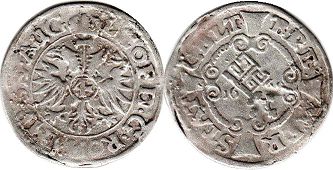 Münze Bremen 4 grote 1660