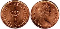 Großbritannien muenze 1/2 Penny 1975