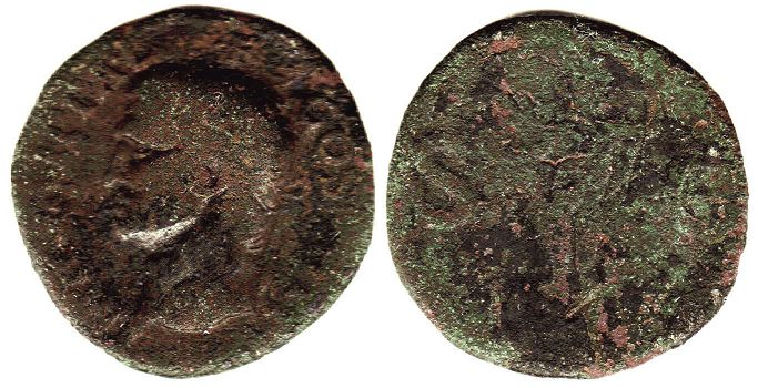 moneta Impero Romano Caligola as