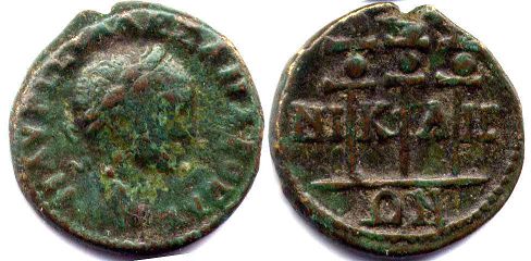moneta Impero Romano Severo Alessandro Nicaea