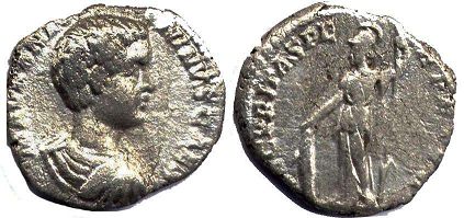 moneta Impero Romano Caracalla denario 