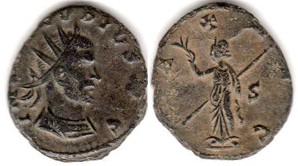 moneta Impero Romano Claudio II Gotico antoninianus