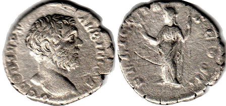 coin Roman Empire Clodius Albinusdenarius