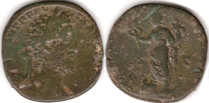 moneta Impero Romano Commodo Sesterzio 