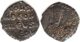 coin Byzantine Constantine VII follis
