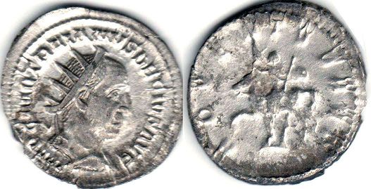 moneta Impero Romano Traiano Decio antoninianus