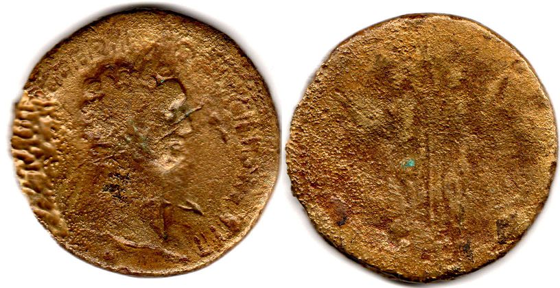 moneta Impero Romano Domiziano Sesterzio