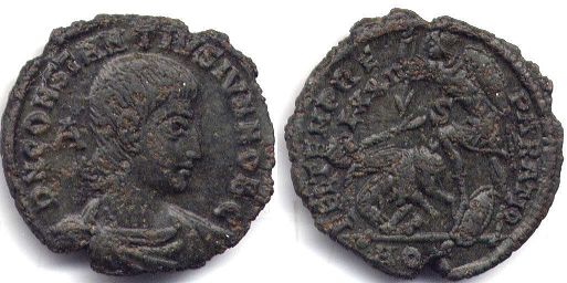 coin Roman Empire Constantius Gallus