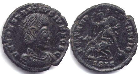 moneta Impero Romano Costanzo Gallo