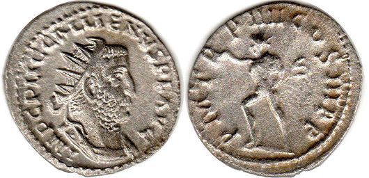 moneta Impero Romano Gallieno antoninianus