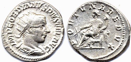 moneta Impero Romano Gordiano III Antoniniano