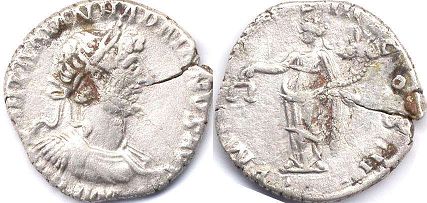 moneta Impero Romano Adriano denario 
