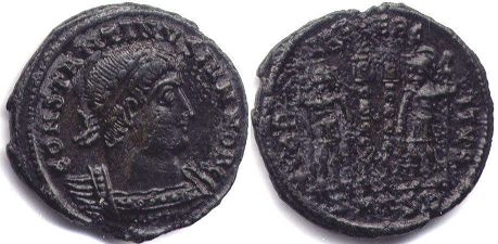 moneta Impero Romano Costantino II