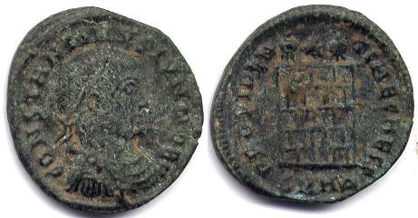 moneta Impero Romano Costantino II