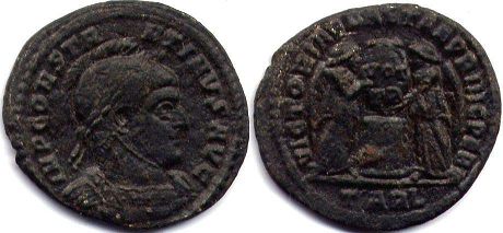 moneta Impero Romano Costantino I il grande