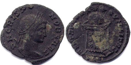 coin Roman Empire Crispus