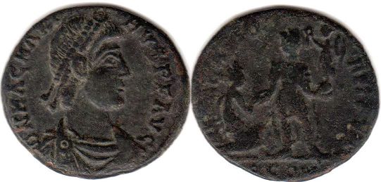 moneta Impero Romano Magno Massimo