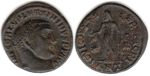 moneta Impero Romano Massimino II Daia