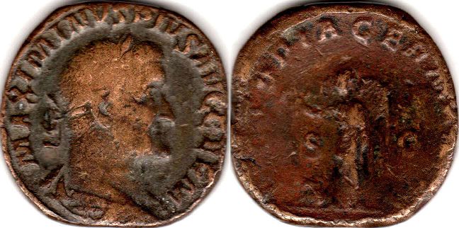 moneta Impero Romano Massimino I Trace Sesterzio