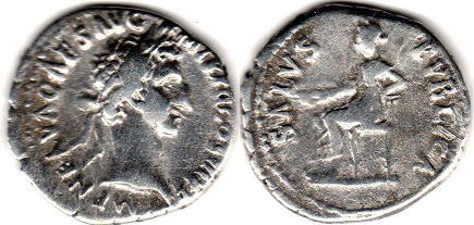 moneta Impero Romano Nerve denario 