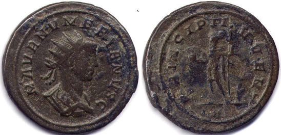 moneta Impero Romano Numeriano antoninianus