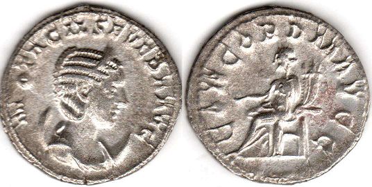 moneta Impero Romano Otacilia Severa antoninianus