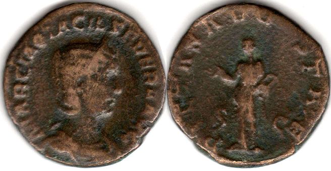 moneta Impero Romano Otacilia Severa Sesterzio 