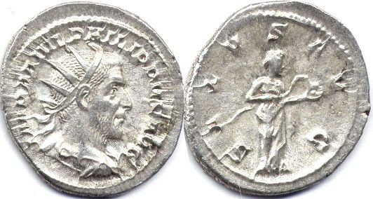 moneta Impero Romano Filippo I l'Arabo antoninianus