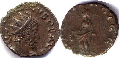 moneta Impero Romano Tetrico Iantoninianus
