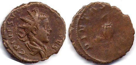 moneta Impero Romano Tetrico IIantoninianus