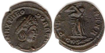 coin Roman Empire Theodora