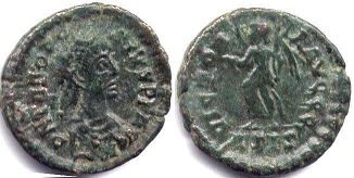 moneta Impero Romano Teodosio I il grande