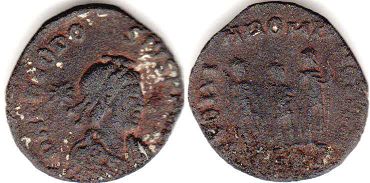 moneta Impero Romano Teodosio II